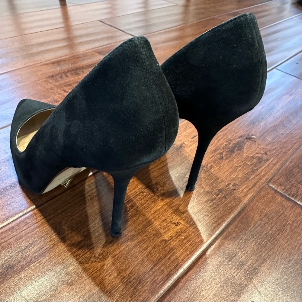 ALDO Black Genuine Suede Pumps with Original Box - Size 38 - Picture 4 of 16